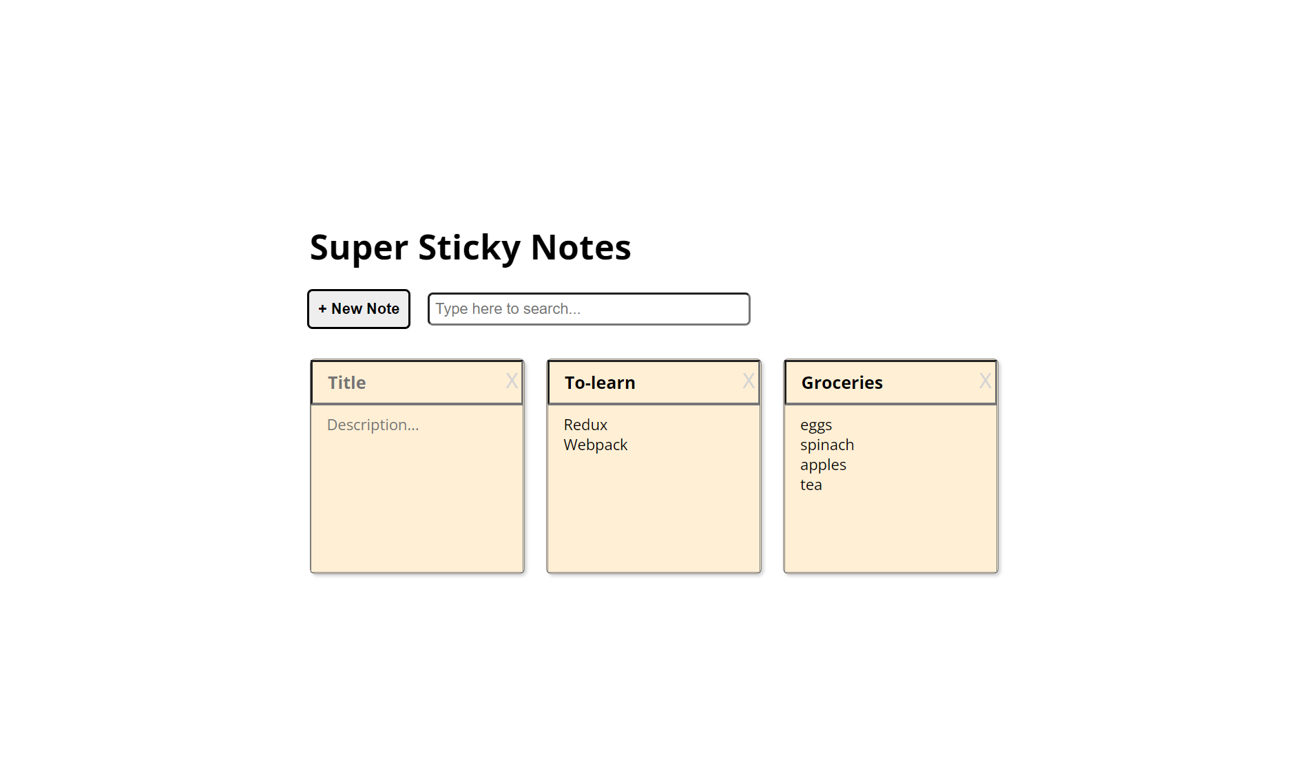 super sticky notes example